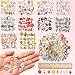 SANNIX 500Pcs Charms Bulk Wholesale Assorted Gold Plated Enamel Pendants Earring for Bracelet Necklace DIY Jewelry Making Craft Supplies