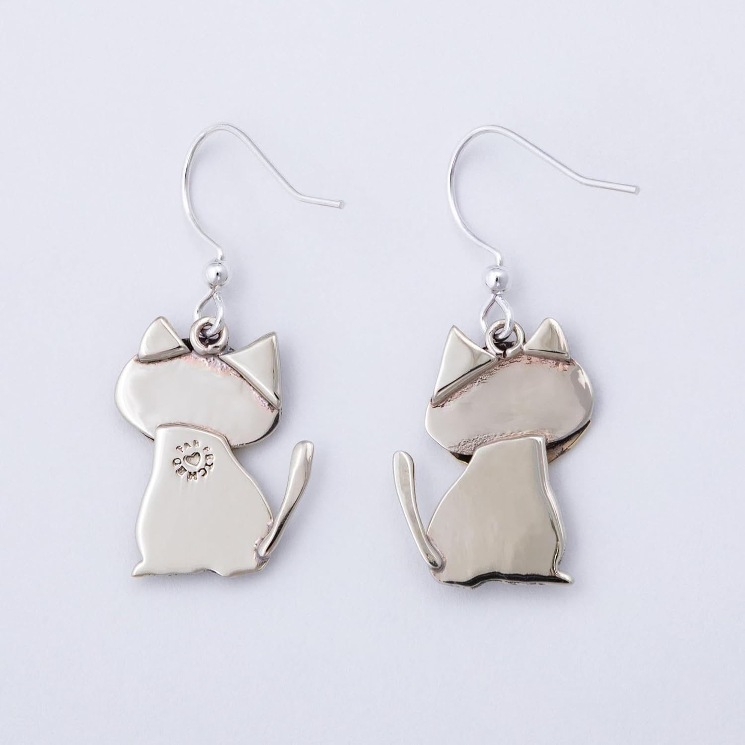 Dog & Cat Earrings for Women, Handmade Silver & Mixed Metal Jewelry, Fair Trade, Whimsical Animal Lover Gift, Unique Artisan Accessory, Birthday & Holiday Gifts - Image 2