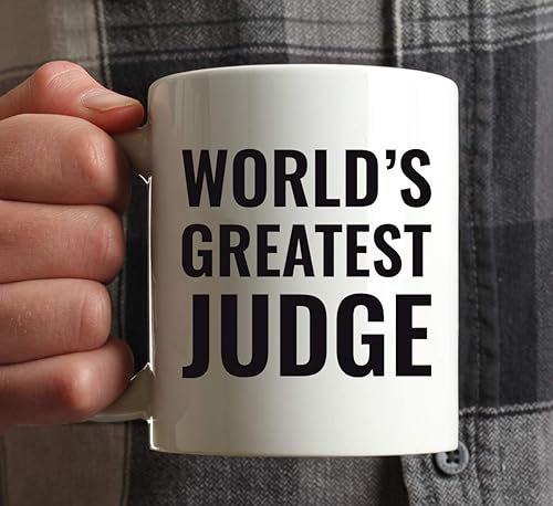 Miniatura 3 de Andaz Press Taza de café de 11 onzas, regalo para hombres o mujeres, taza del juez más grande del mundo, 1 paquete, taza para beber, cumpleaños,