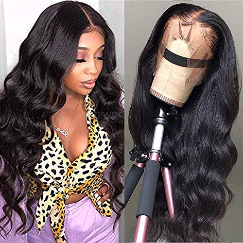 URALL Hair Brazilian body wave Lace Front wigs human hair 150% Density Unprocessed