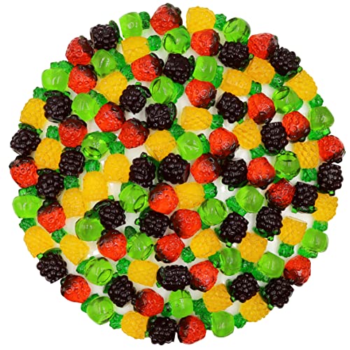 Firstchoicecandy 3D Gummy Fruit Juicy Candy (Assorted Fruit, 2 Pound (Pak Of 1)) #TOP3