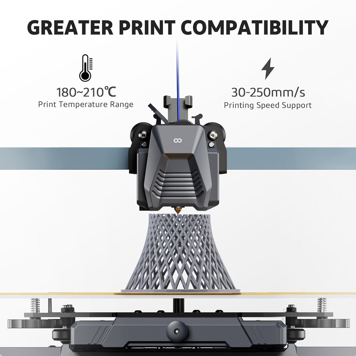 Silk PLA Filament Bronze 1KG & PLA PRO Filament Silver 1KG