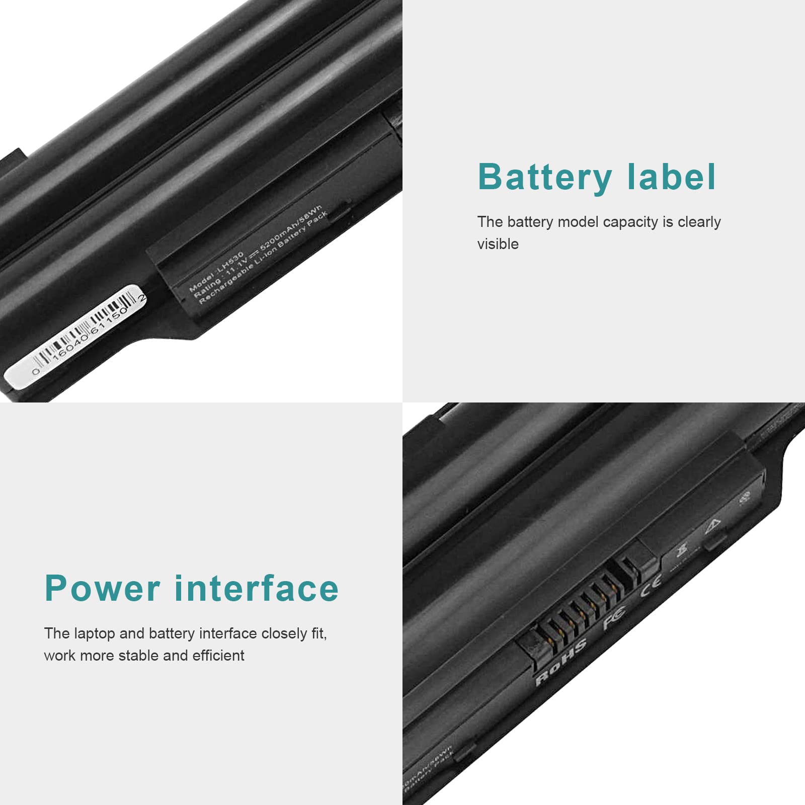 Batería Del Ordenador Portátil Para FUJITSU LifeBook A530 A531 AH530 AH531 BH531 LH52/C LH520 LH530 LH531 LH701 LH701A BP250 FPCBP250 FPCBP274 - AliExprs 7