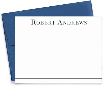 Personalized Stationery Set, Personalized Note cards, Personalized Thank you cards, Your Choice of Colors and Quantity