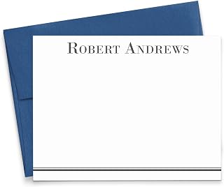 Personalized Stationery Set, Personalized Note cards, Personalized Thank you cards, Your Choice of Colors and Quantity
