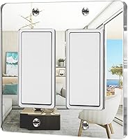 Vista 9 de 1 Pieza Placas de Interruptor de Luz con Espejo, Cubiertas de Salida de Acrílico, Placas de Pared Duraderas, Placas de Interruptor con Espejo