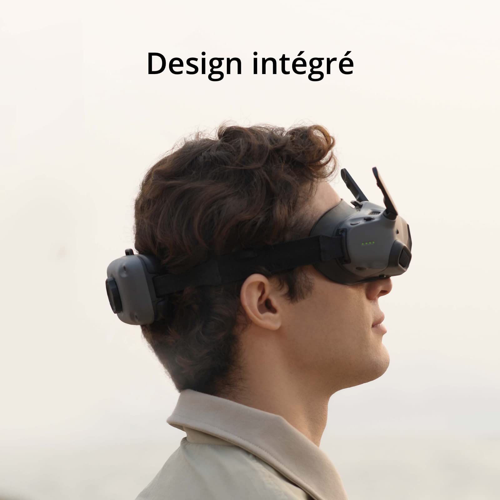 DJI Goggles Integra Motion Bundle - Contrôle Immersif par Mouvement, Goggles FPV Légères, Écrans Micro-OLED, Transmission Vidéo O3+ HD