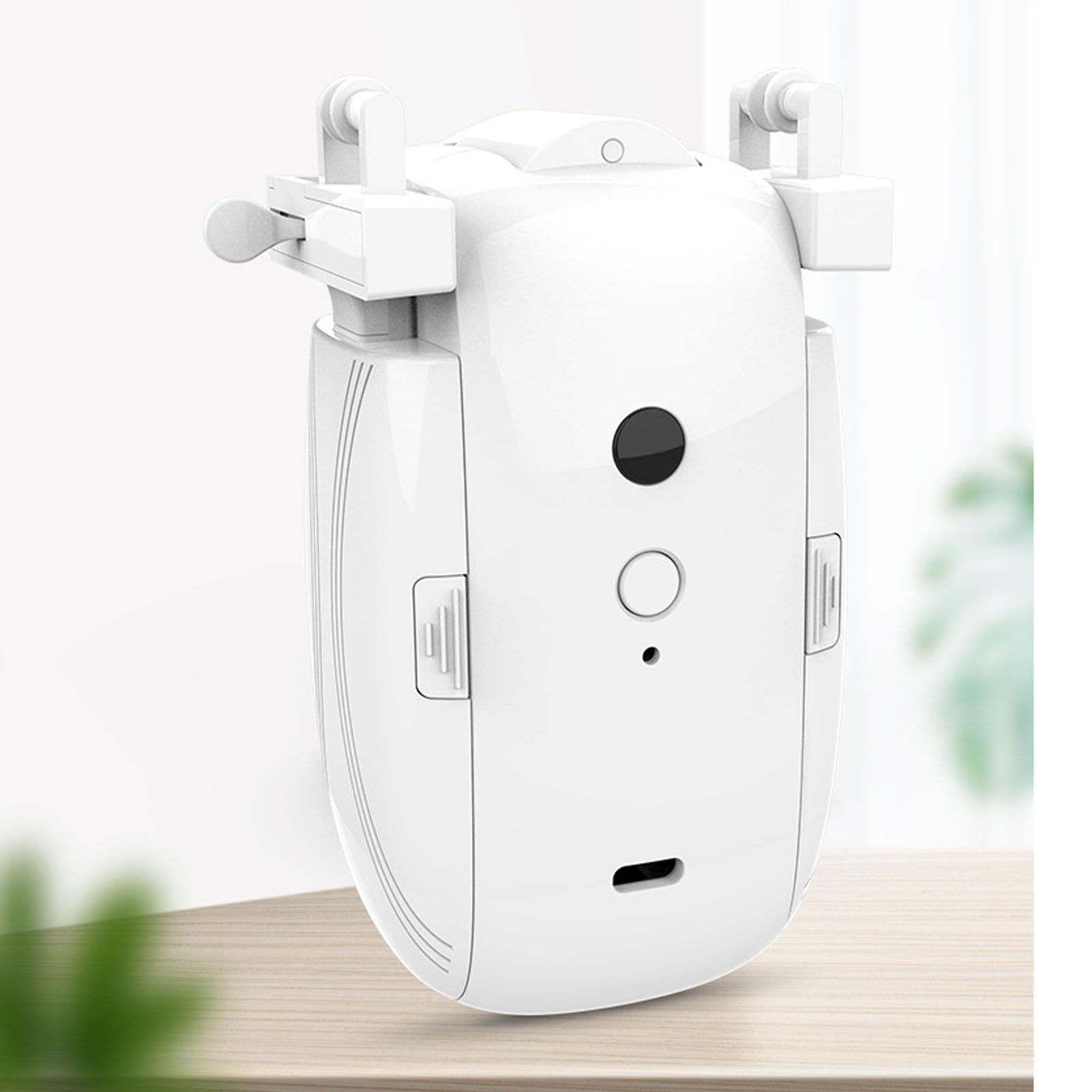 Motorisation électrique intelligente pour rideaux Wi-Fi, compatible avec volets roulants romains, avec mode silencieux, contrôle via application et contrôlleur vocal à distance