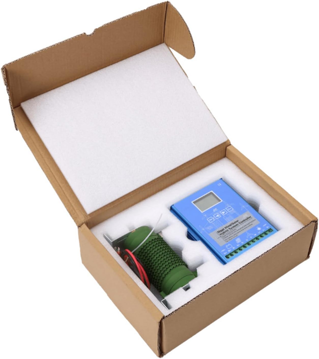 12V/24V/48V Solar & Wind Charge Controller with LCD Display for Off-Grid Hybrid Systems, Efficient Boost Converter, Universal Renewable Energy Solution