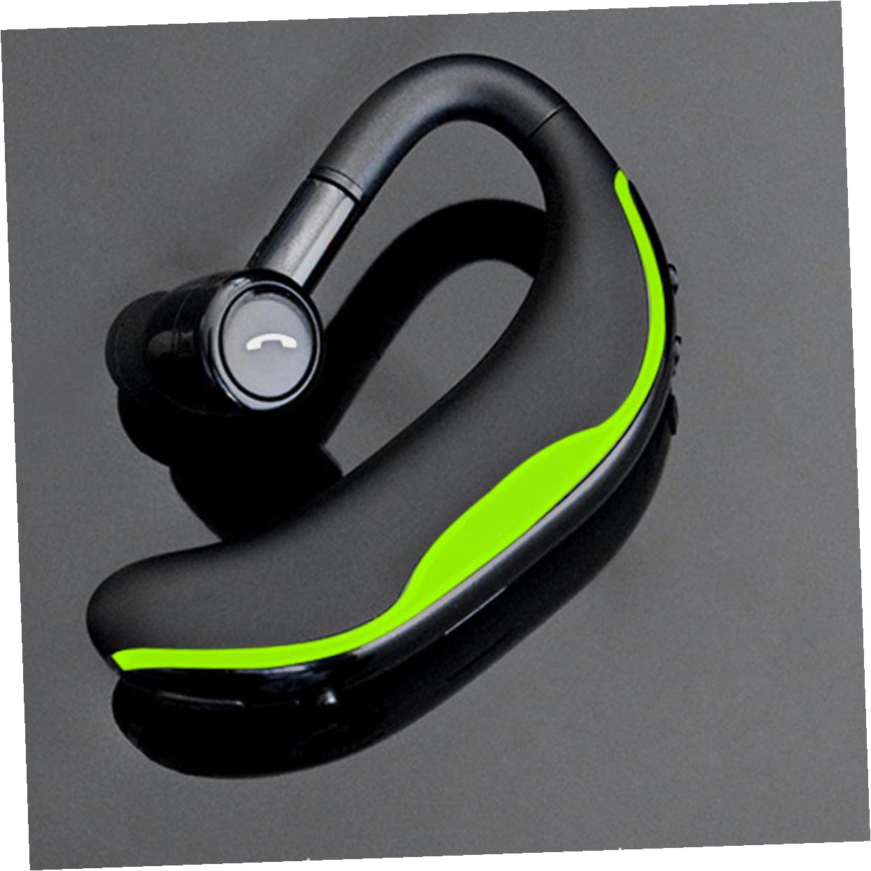 Didiseaon Auricolari sportivi con gancio per orecchio cuffie senza fili a batteria suono dinamico compatibili smartphone e tablet grigio