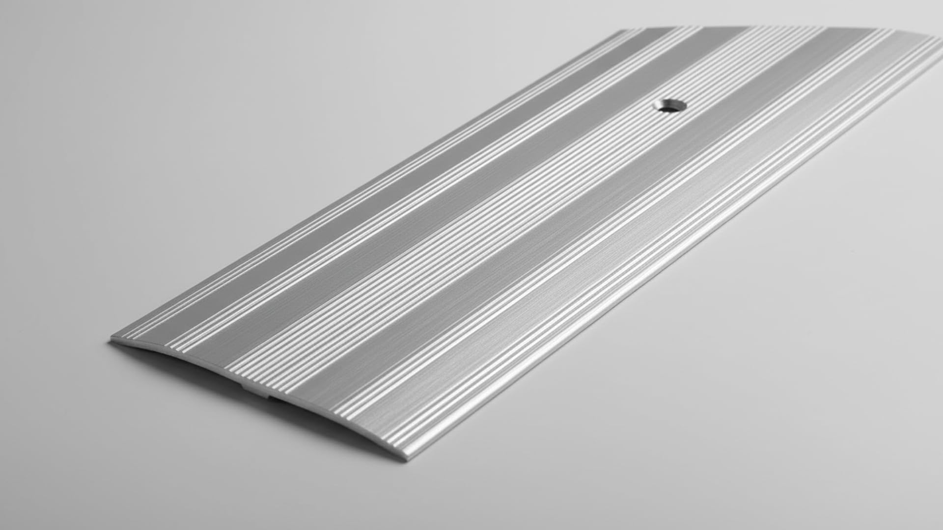 61mm Extra Wide Metal Doorbar Cover Strip/Trim (Silver)
