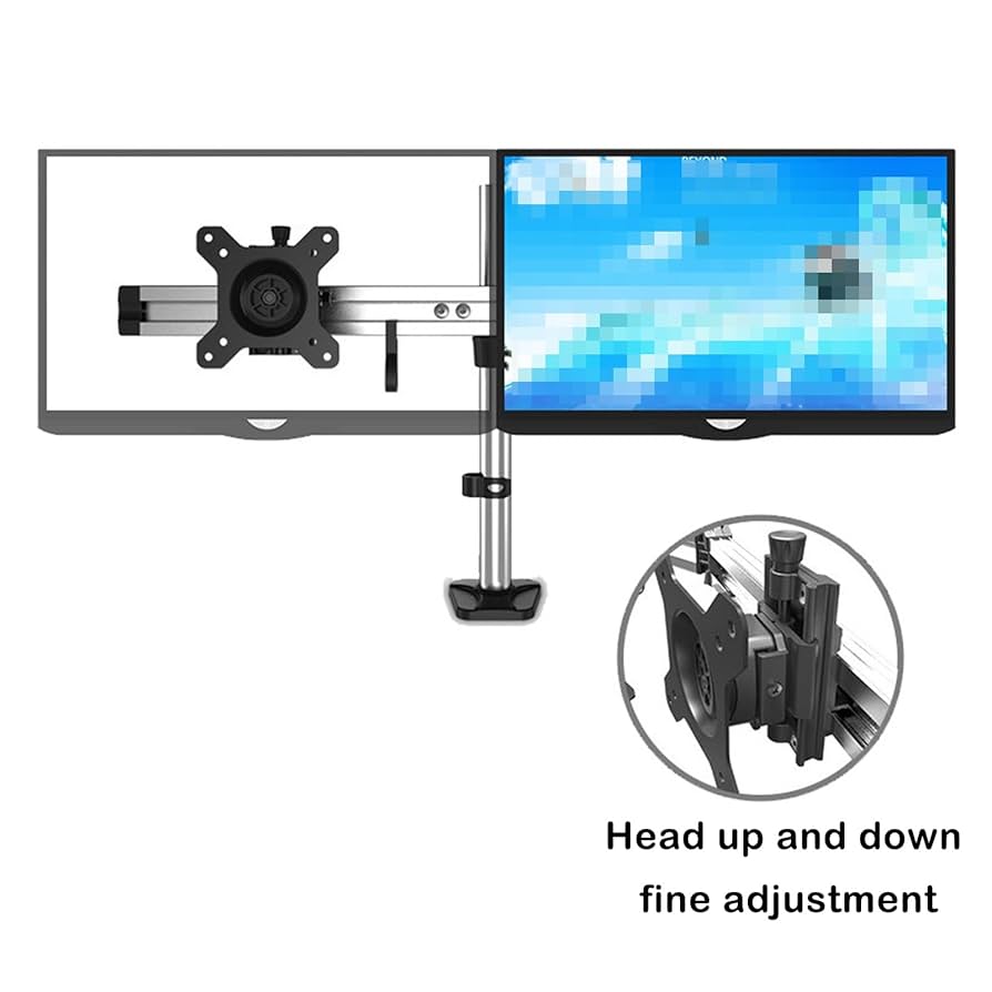 Amazon.co.jp: 自立型デュアルモニタースタンド、2台のモニター