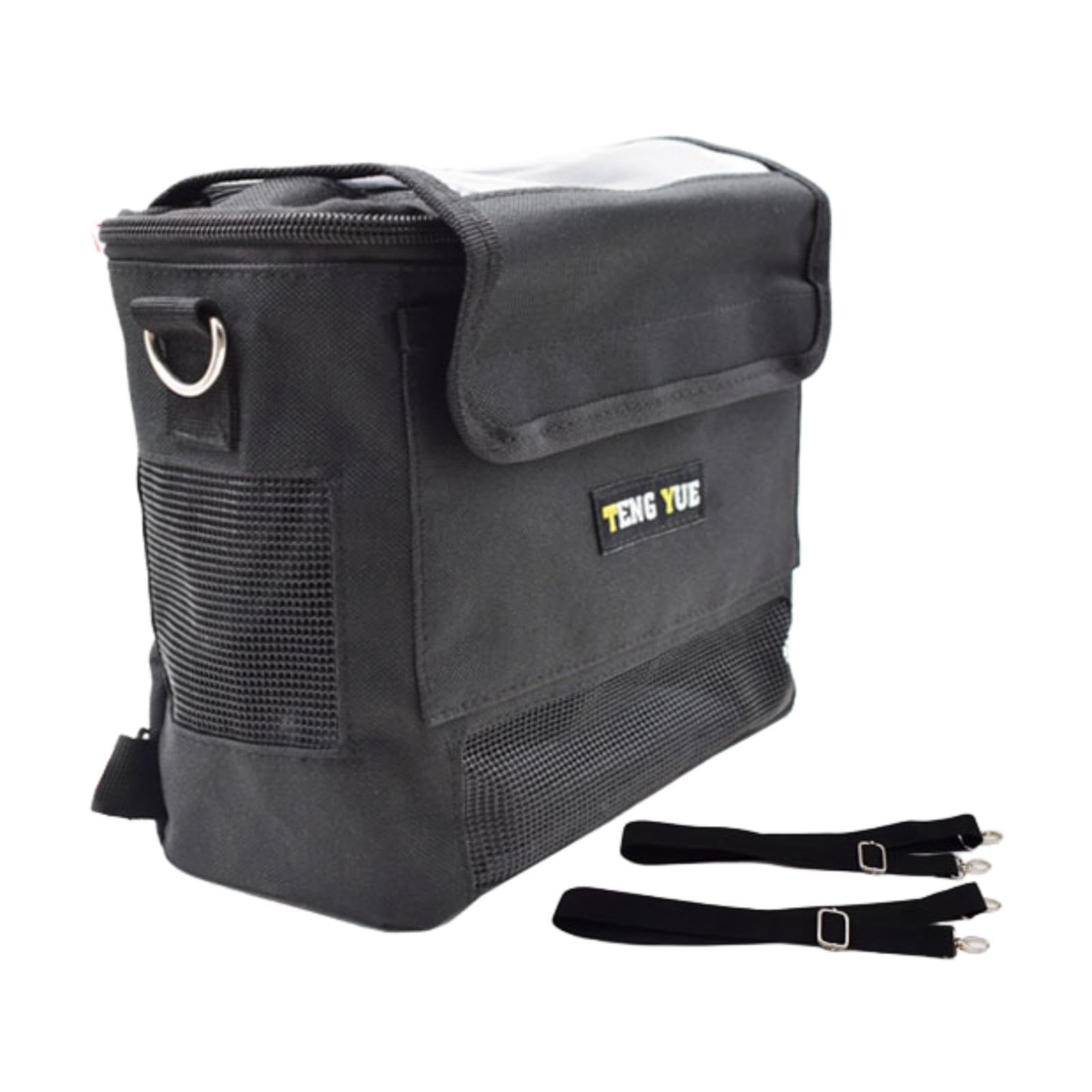 Bolsa de Transporte para Concentrador de Oxígeno, Estuche para Cilindro de Oxígeno, Bolso de Hombro/Mochila, 21 cm x 10 cm x 21 cm
