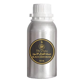 Ether Perfumes PHEROMONE BOOSTED BLACK DEER MUSK Concentrated Perfume Oil 100ml I Premium Grade Extract I Perfume Making I Body Oil I Aromatherapy