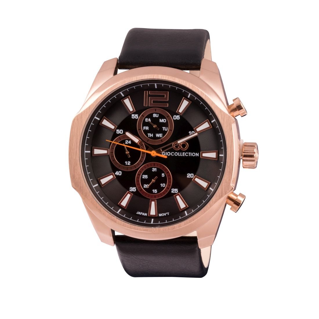 Gio Collection Multifunctional Black Mens Watch (B079G2W3Y3) Amazon Price History, Amazon Price Tracker