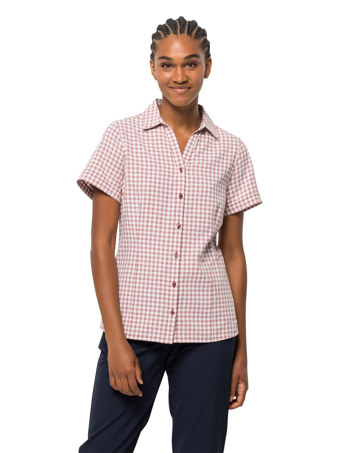 Jack Wolfskin Kepler Shirt W Short-sleeved shirt Apple Butter XS