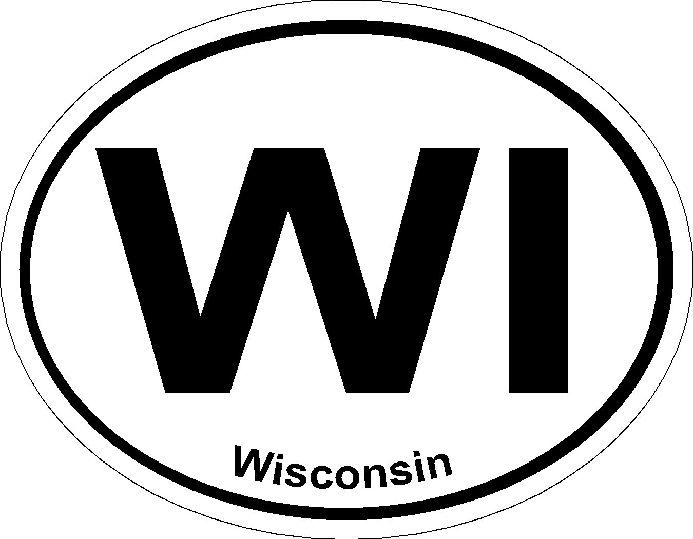 Oval (Wisconsin); State Bumper Sticker