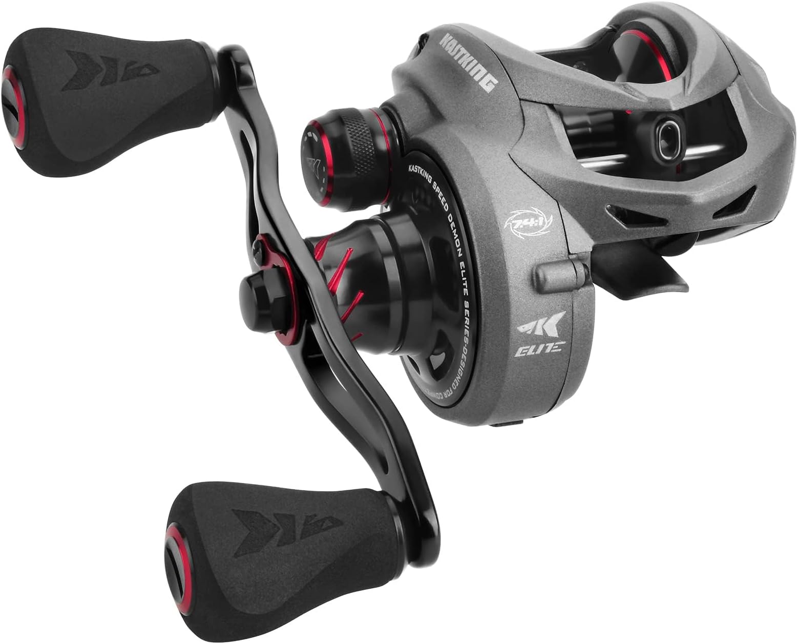 KastKing Speed Demon Elite Fishing Reel, World's Fastest 10.5:1 Gear Ratio/Deadbolt Baitcasting Reel, 10+1 Shielded Stainless Steel BB, CNC Lightweight Aluminum Frame, Available in Skipping Version