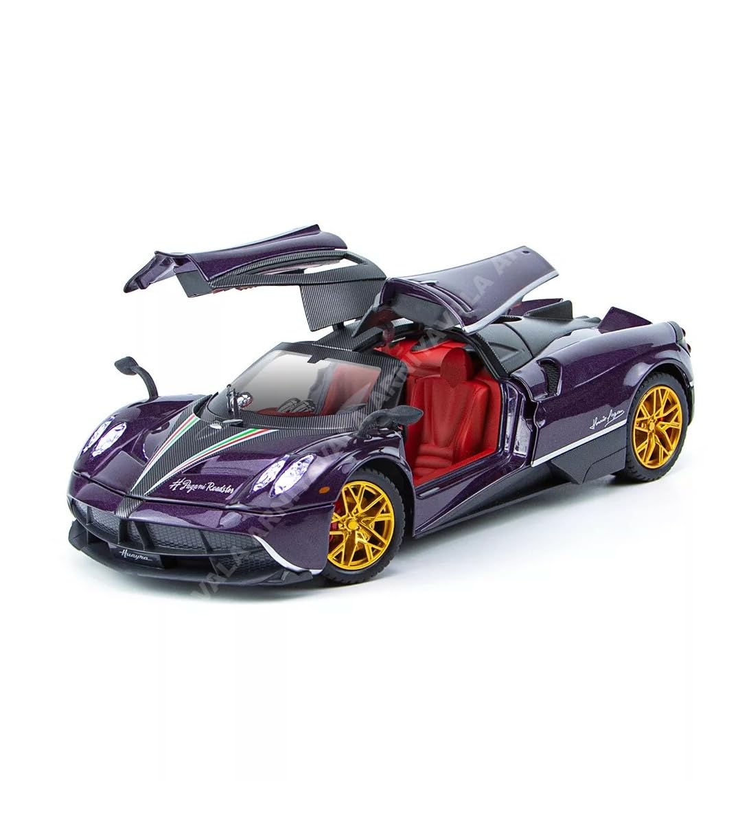 ARNIYAVALA 1/24 Pagani Huayra Dinastia Alloy Model Car Diecast Sound Light Toy Vehicles for Kids Pull Back Toy car for Kids with Openable Doors & Light, Music Toy Vehicle for Kids -Purple (B0D6RLBG2D) Amazon Price History, Amazon Price Tracker