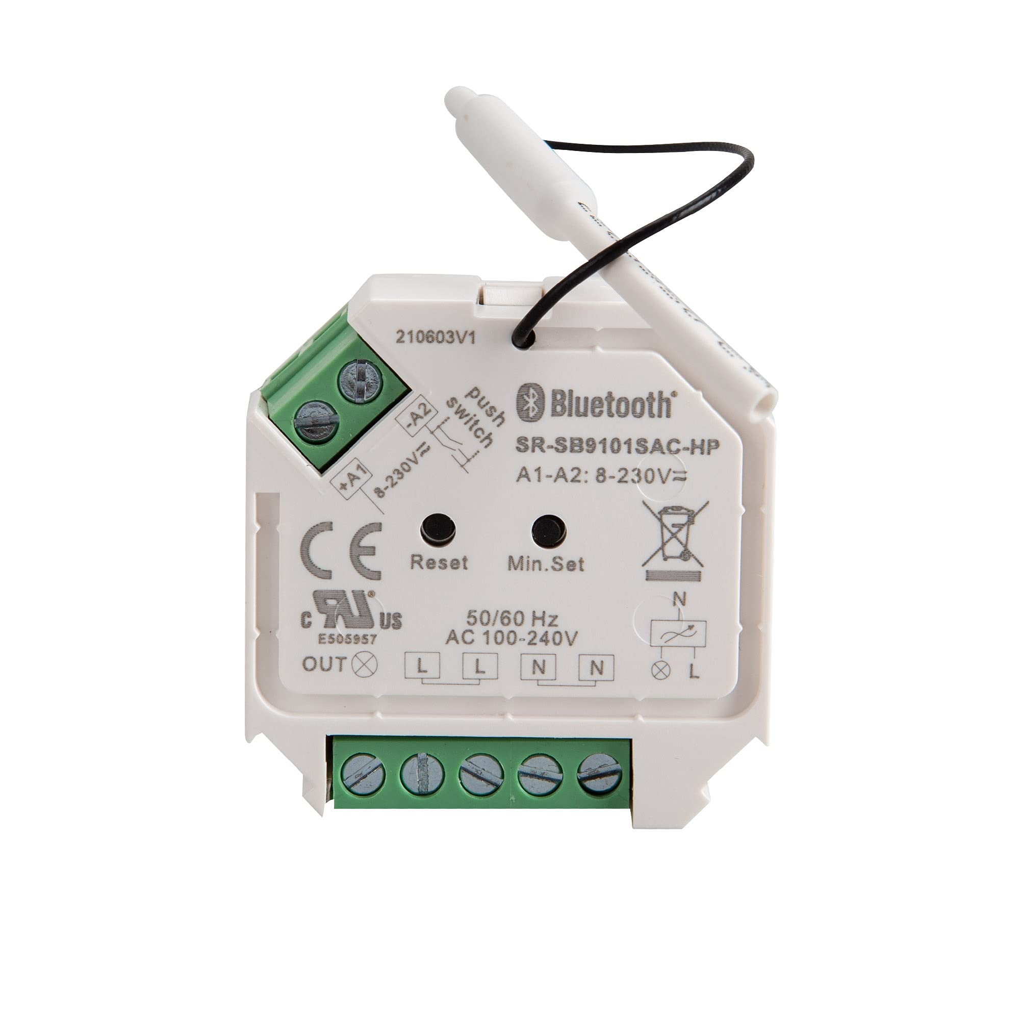 LED Connect - Regulador de intensidad de fase (Bluetooth, 230 V, universal)