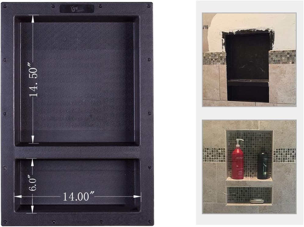 Buy UniGreen Tile Niche for Shower 25 x 17 Dimensions Toiletry and