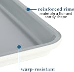 Sur La Table Kitchen Essentials Bake Sale 13 X 9 Inch PFA Free Ceramic Nonstick Cookie/Baking Sheet - Linen White