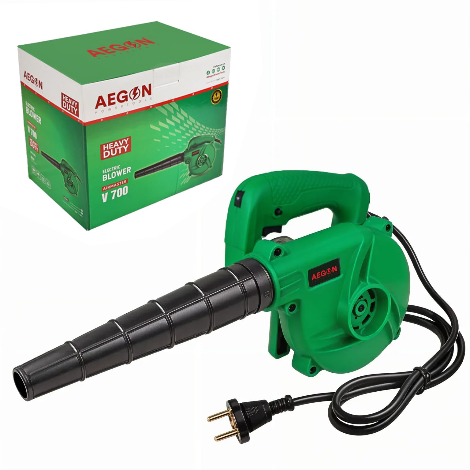 Aegon V700 Heavy Duty 700W Air Blower Machine, Variable Speed Upto 16000 RPM, 4.5 m³/min High Speed Airflow Blower for Cleaning Dust at Garden, Home, Office, Car | 6 Months Warranty-image-35