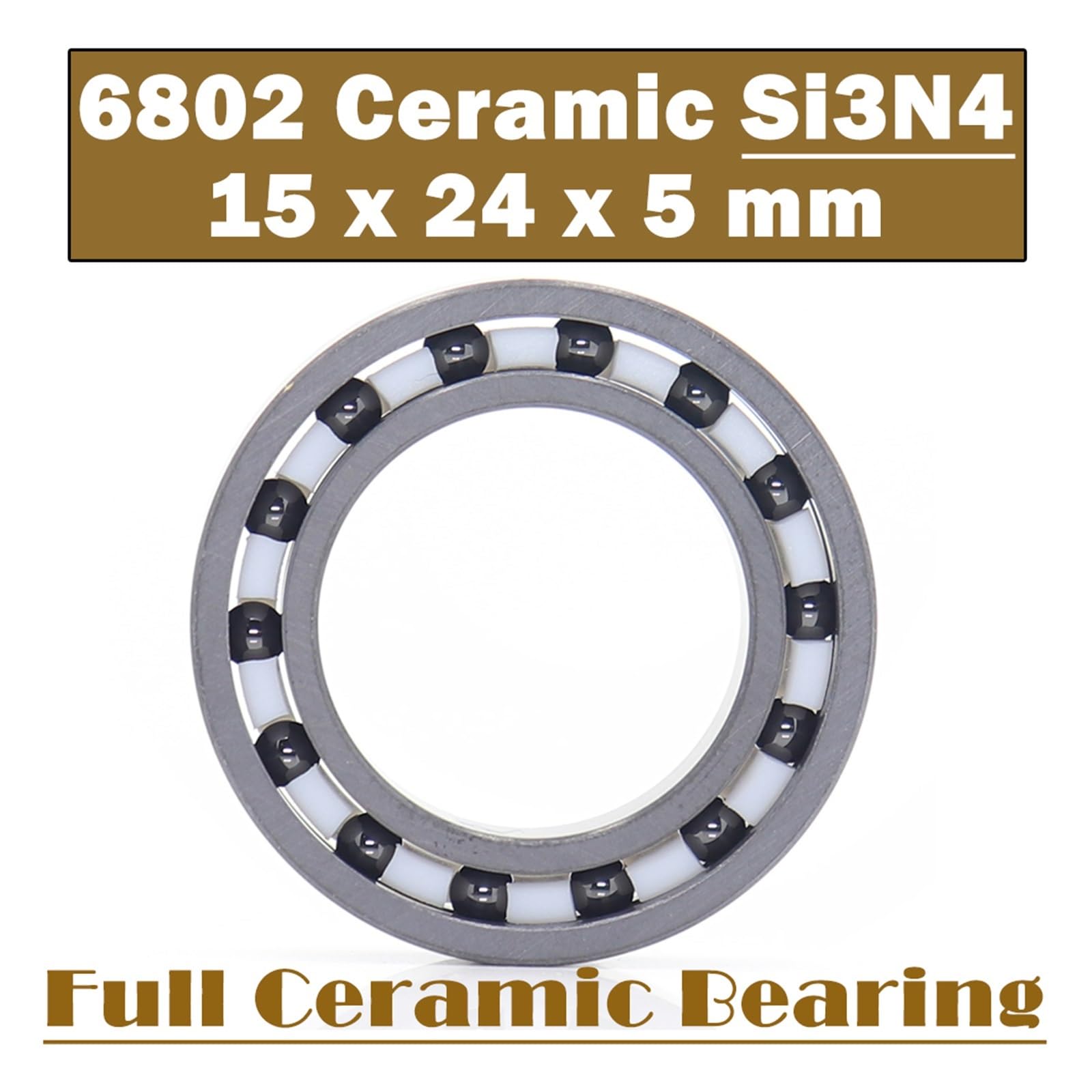 Amazon.co.jp: TRUSTTWO 6802 フルセラミックベアリング (1 個) 15*24