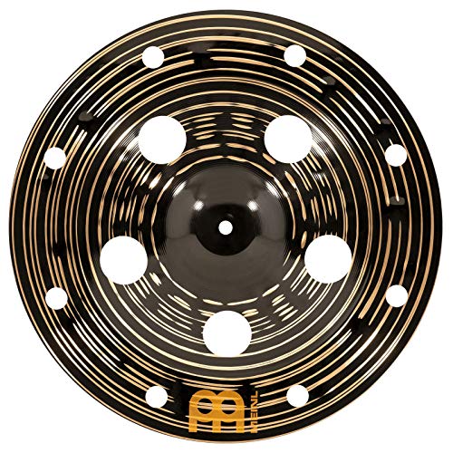 Meinl Cymbals Classics Custom Dark 16" Trash China Cymbal with Holes — MADE IN GERMANY — for Rock, Metal and Fusion, 2-YEAR WARRANTY (CC16DATRCH) - Thumbnail 2