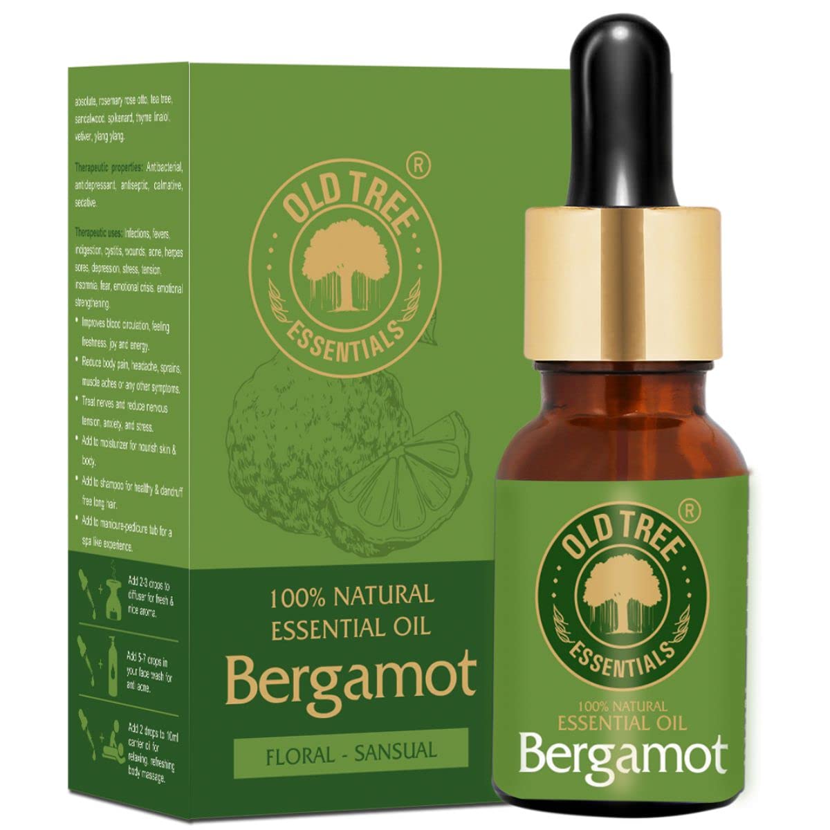Old TreeBergamot Essential Oil, 15ml