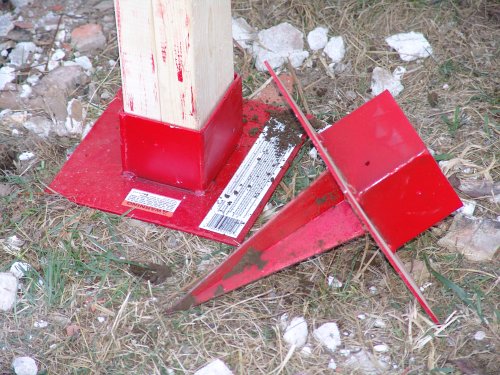 Qualcraft 2210 Pump Jack Anchor, for Use with 2 X 4 Double Wood Poles