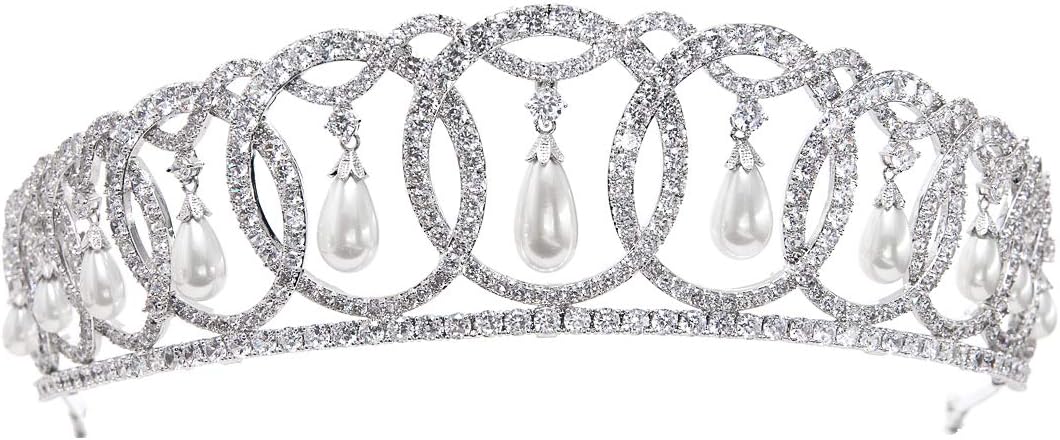 The Grand Duchess Vladimir Tiara, Wedding Bridal Tiara Crown Diadem Women Hair Accessories CH10223
