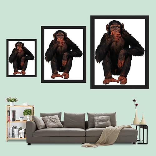 Miniatura 6 de Portarretratos de 8 x 10 pulgadas, juego de 3 portarretratos de 5 x 7 pulgadas con paspartú o de 8 x 10 pulgadas sin paspartú, marcos de fotos para