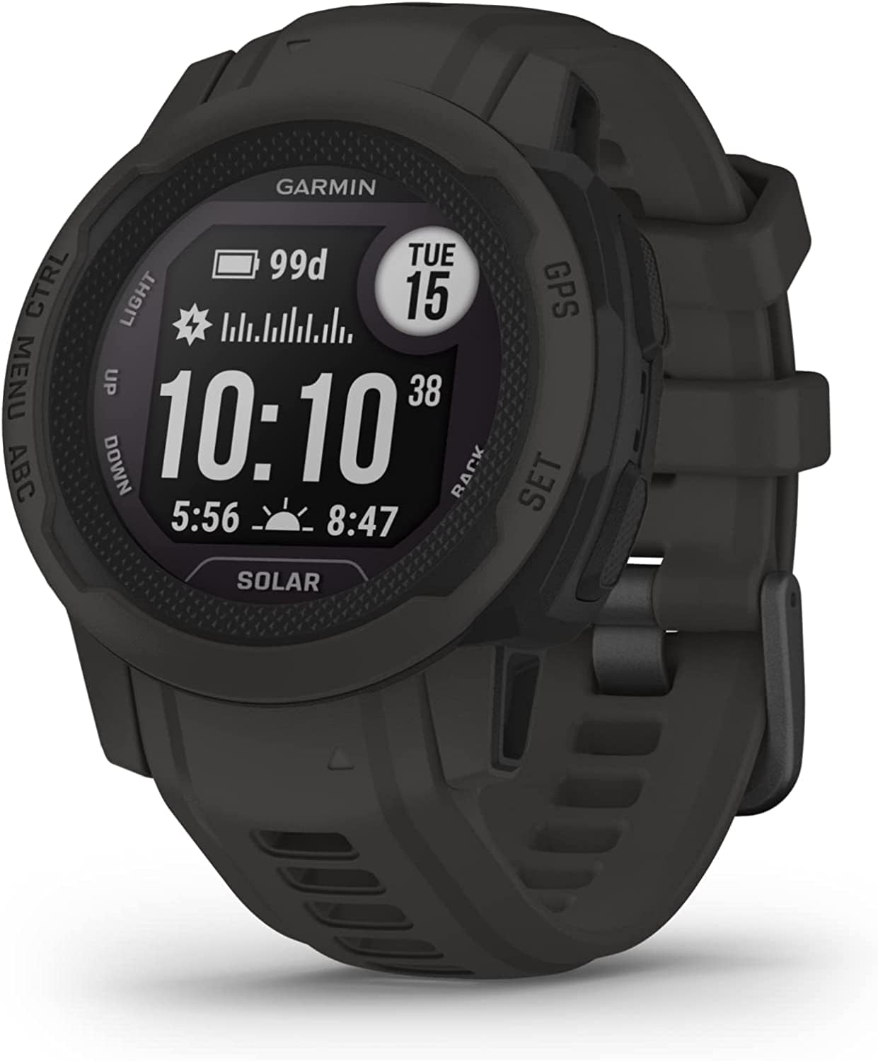 GRMN INSTINCT 2 SOLAR GRAPHITE SEA WATCH