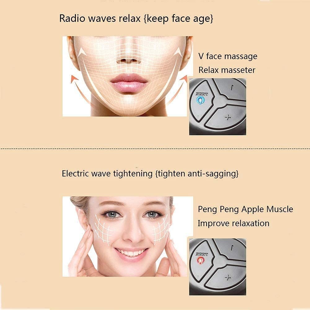 X&Z-XAOY Macchina Elettrica per Il Sollevamento del Viso- Dimagrimento Viso Sottile A Forma di V Macchina Dimagrante Lifting Facciale 5 Livelli Regolabili