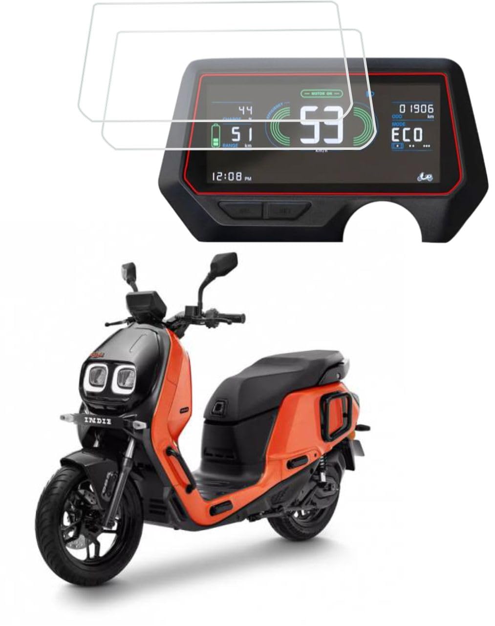 2 Pack Screen Protector Compatible with RIVER INDIE EV GEN 3 Scooter Digital Speedometer Display Scratch Guard for River Indie SZ11-image-26