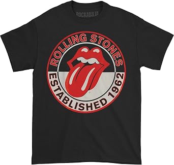 Rolling Stones Mens Est 62 T-Shirt Black
