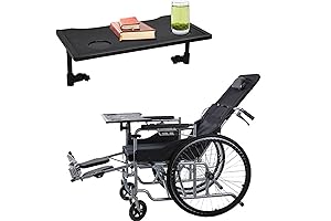 Detachable Wheelchair Tray for Eating, Reading, Resting: Easy On and Off