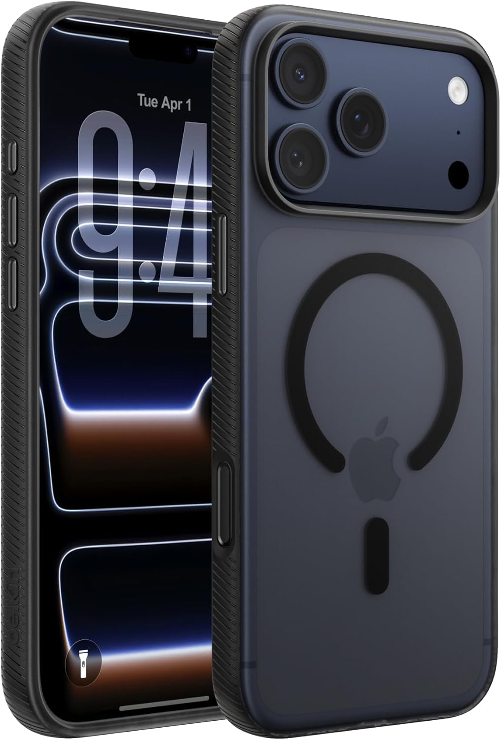 Belkin for iPhone 17 Pro Max Case, Grip, MagSafe Compatible w/Anti-Scratch & Anti-Yellowing Coating, Touch Sensitive Camera Control - Military Grade, Anti-Slip, Magnetic, Shockproof, Protective