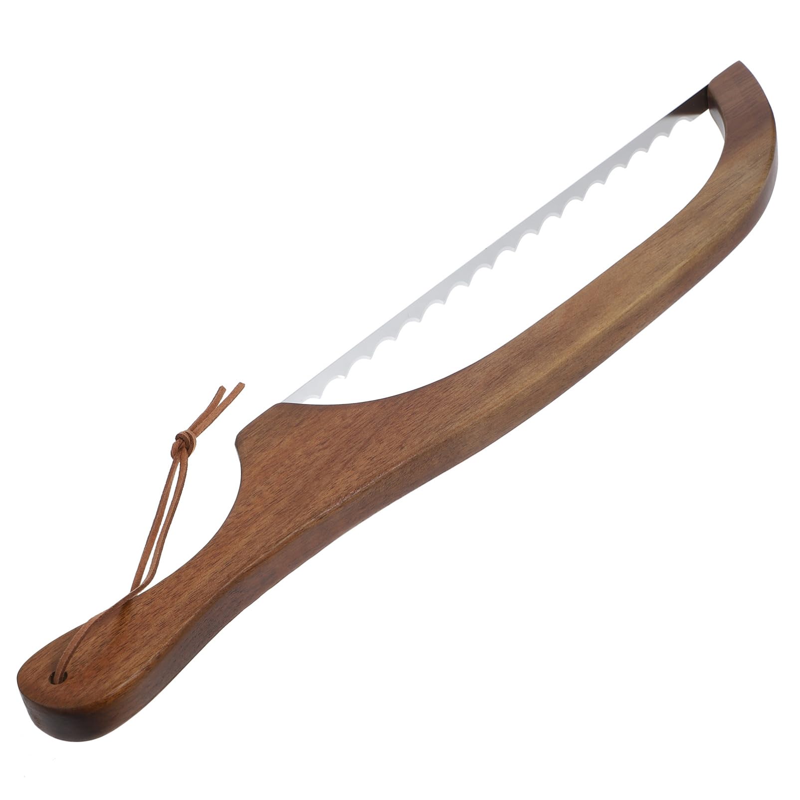 SOLUSTRE 1Set Sourdough Bread Slicer Wooden Bow Cutter with Blade Reusable Bread Cutting Tool for Homemade Bread Handle Design