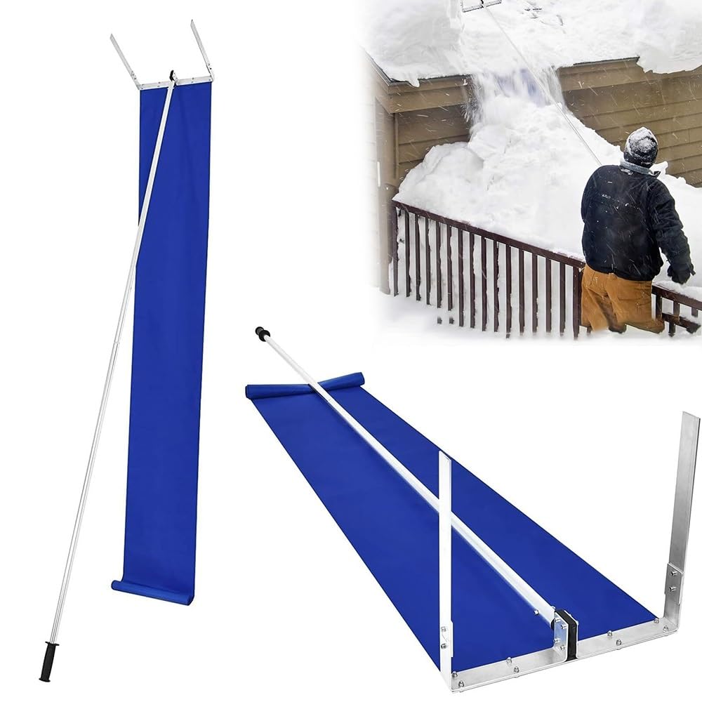 屋根雪下ろし棒 スノーレーキ 時間と労力を節約 Amazon.co.jp: 屋根雪下ろし棒 雪降ろし棒 スノーレーキ 雪落とし 屋根