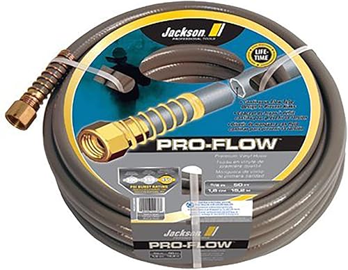 Jackson 4003900 PVC Pro-Flow Manguera profesional resistente, 34 pulgadas x 50 pies