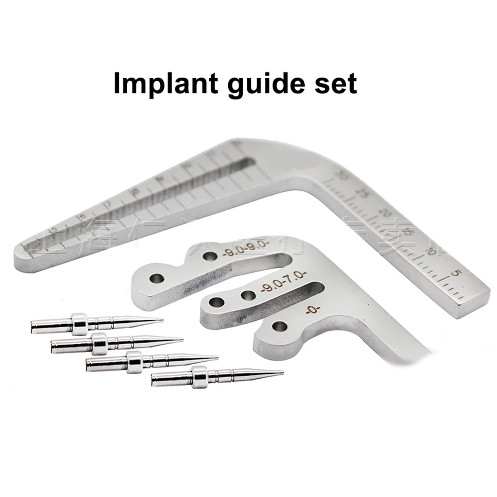 Guida All'impianto Dentale Impostare Oral Piantatura Posizionamento Guida Di Posizionamento Guida Per La Perforazione Posizionamento Del Righello Angolo Righello Strumenti Dell'impianto Dentista