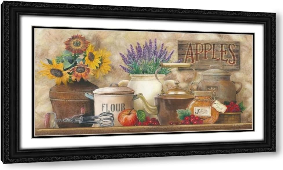 ArtDirect Antique Kitchen 48x24 Huge Gallery Wrapped Canvas Museum Art by Wargo, Ed
