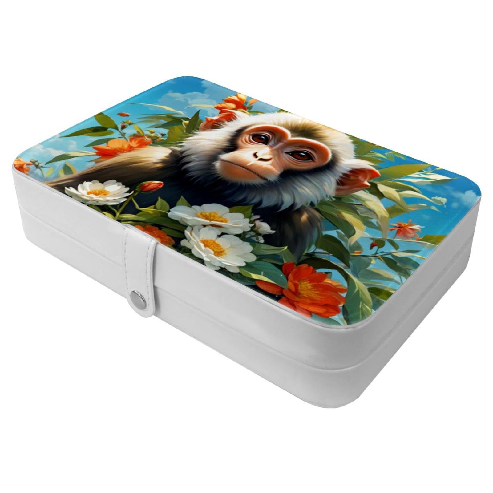 Organisateur pour boucles d'oreilles compact contre les rayures de bague
