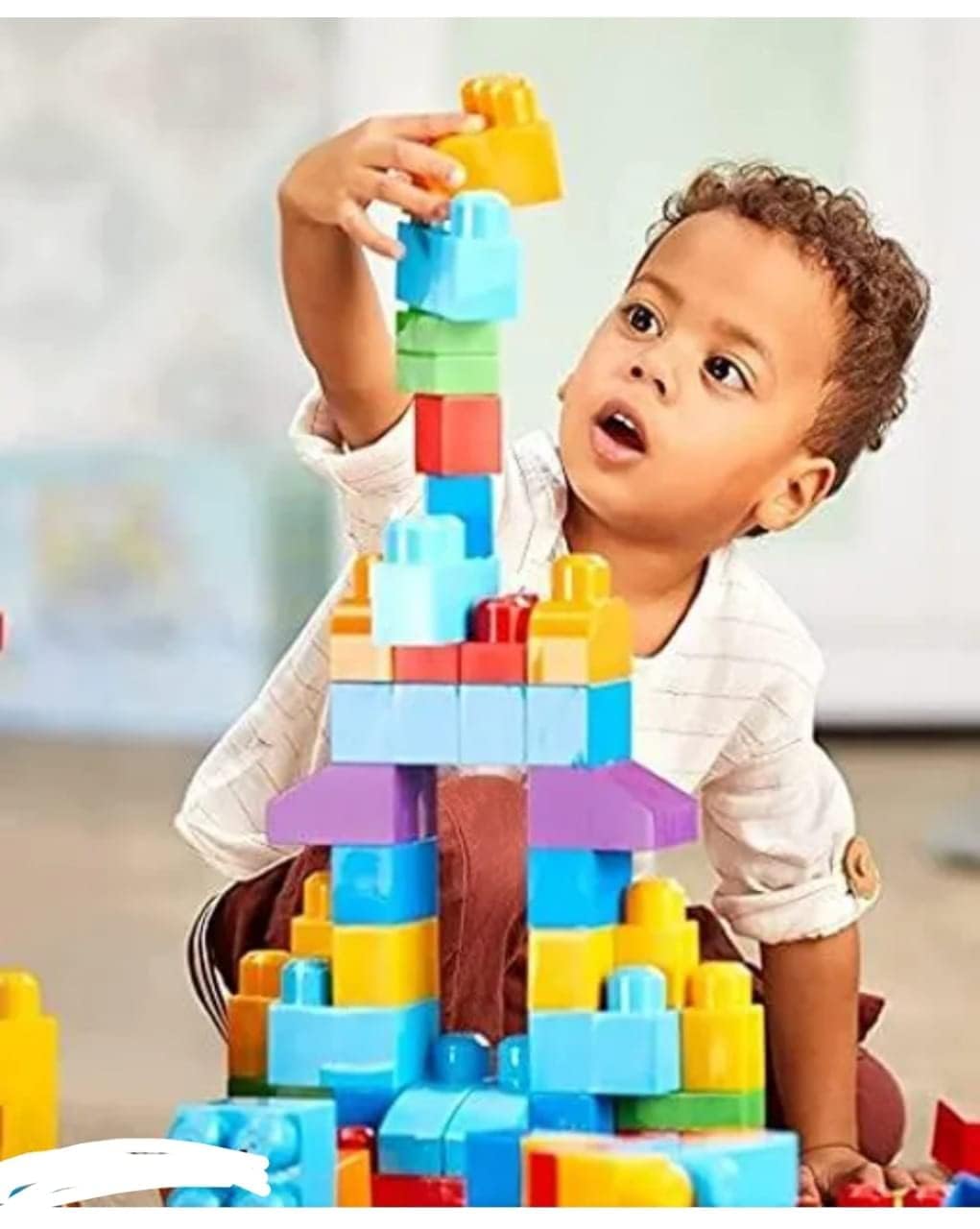 MOFNOS Colourful Building Blocks Set for Toddlers, 50 Pieces (B0DCW44CZP) Amazon Price History, Amazon Price Tracker