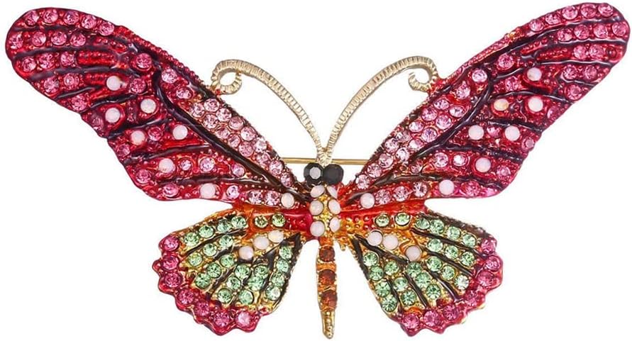 Brooch for Women Butterfly Shaped Brooch Fashionable Brooch for Girls and Women