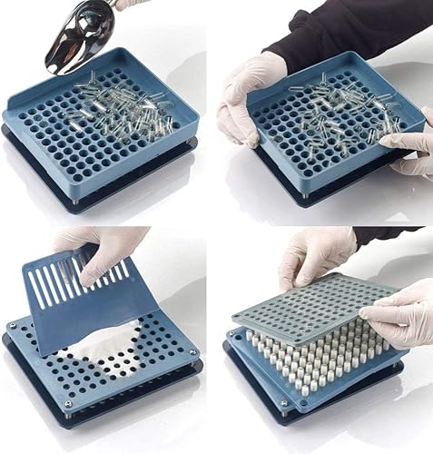 Miniatura 9 de Cápsulas vacías de tamaño 00  Gelatina transparente  Caja de 5000 unidades  Se adapta a la bandeja de llenado de máquina de cápsulas  Tapas de gel