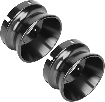 1 Pair 10 Inch Nab Hub Adapters for Reel to Reel, Polished Aluminum Alloy Opener, Universal Loading Device for Studer Revox and Akai Without Base