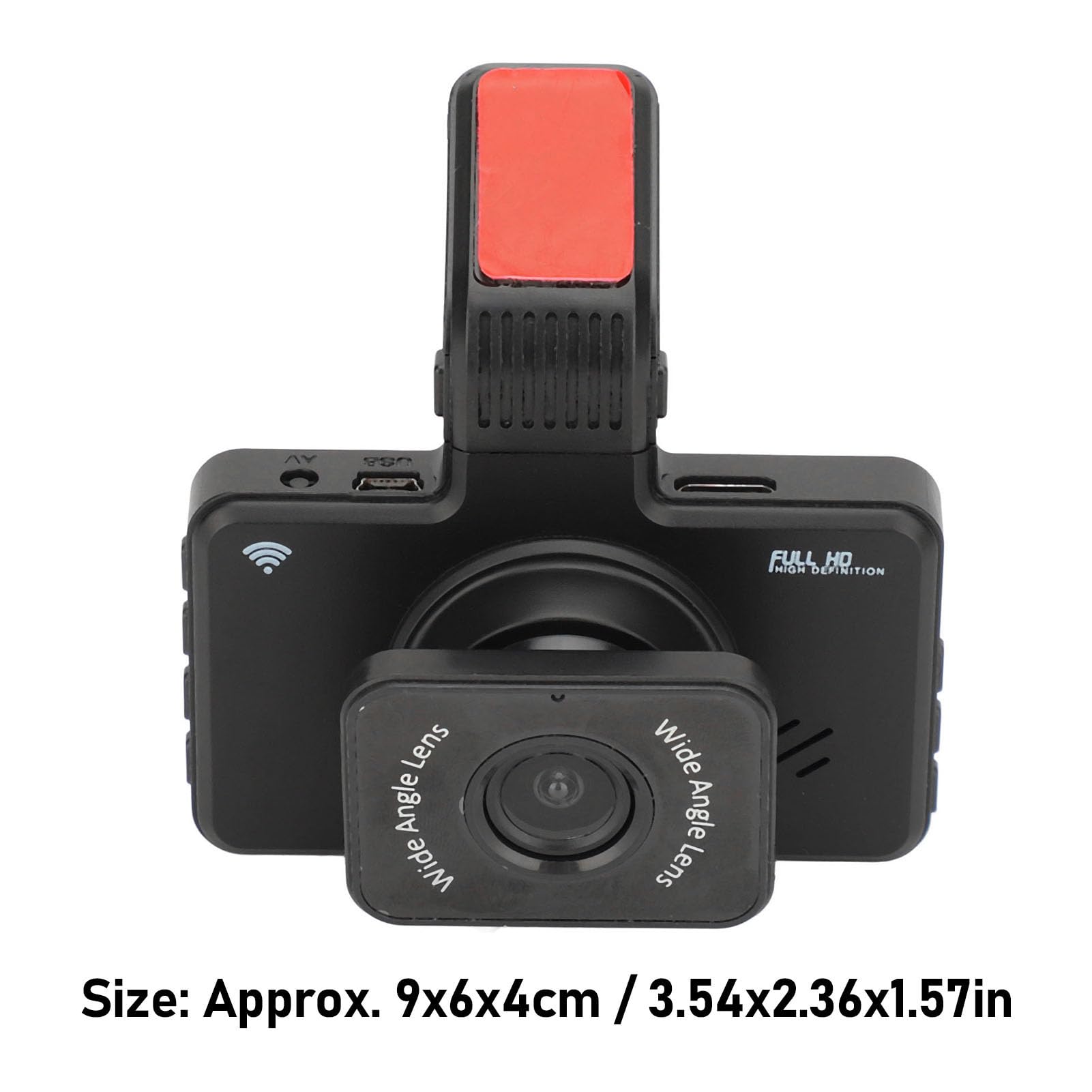 Dash cam anteriore e posteriore, display da 3,0 pollici, WiFi, ADAS, visione notturna
